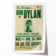 Vintage Bob Dylan Concert Poster - Retro Music Wall Art