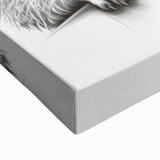 Adorable Raccoon Bathroom Wall Art - Fun Black and White Decor