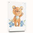 Playful Bear Nursery Canvas Prints - Kids Room Wall Art
