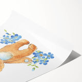 Playful Bear Nursery Canvas Prints - Kids Room Wall Art