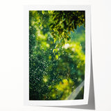 Extra large rolled print featuring vibrant spring floral art, ideal for dining room wall decor.