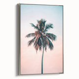 Landscape art painting on framed canvas featuring a summer scene with vibrant colors, ideal for living room decor.