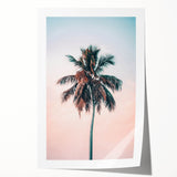 Extra large rolled canvas featuring a floral design with vibrant summer colors, ideal for dining room wall art.