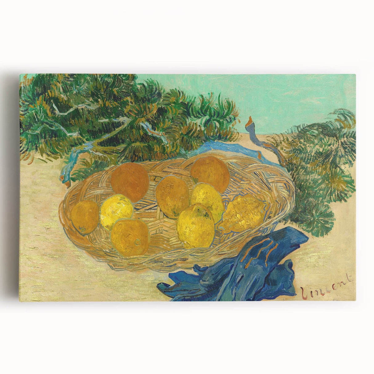 Black and white print of Van Gogh's 'Starry Night' on large stretched canvas, suitable as kitchen wall art or bedroom decor.