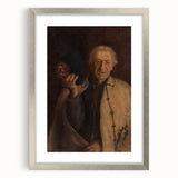 Modern Wall Art - Timeless Portrait in Earthy Tones for Minimalist Decor