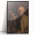 Modern Wall Art - Timeless Portrait in Earthy Tones for Minimalist Decor