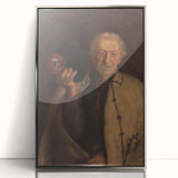 Modern Wall Art - Timeless Portrait in Earthy Tones for Minimalist Decor
