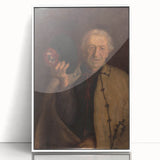 Modern Wall Art - Timeless Portrait in Earthy Tones for Minimalist Decor
