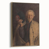 Modern Wall Art - Timeless Portrait in Earthy Tones for Minimalist Decor