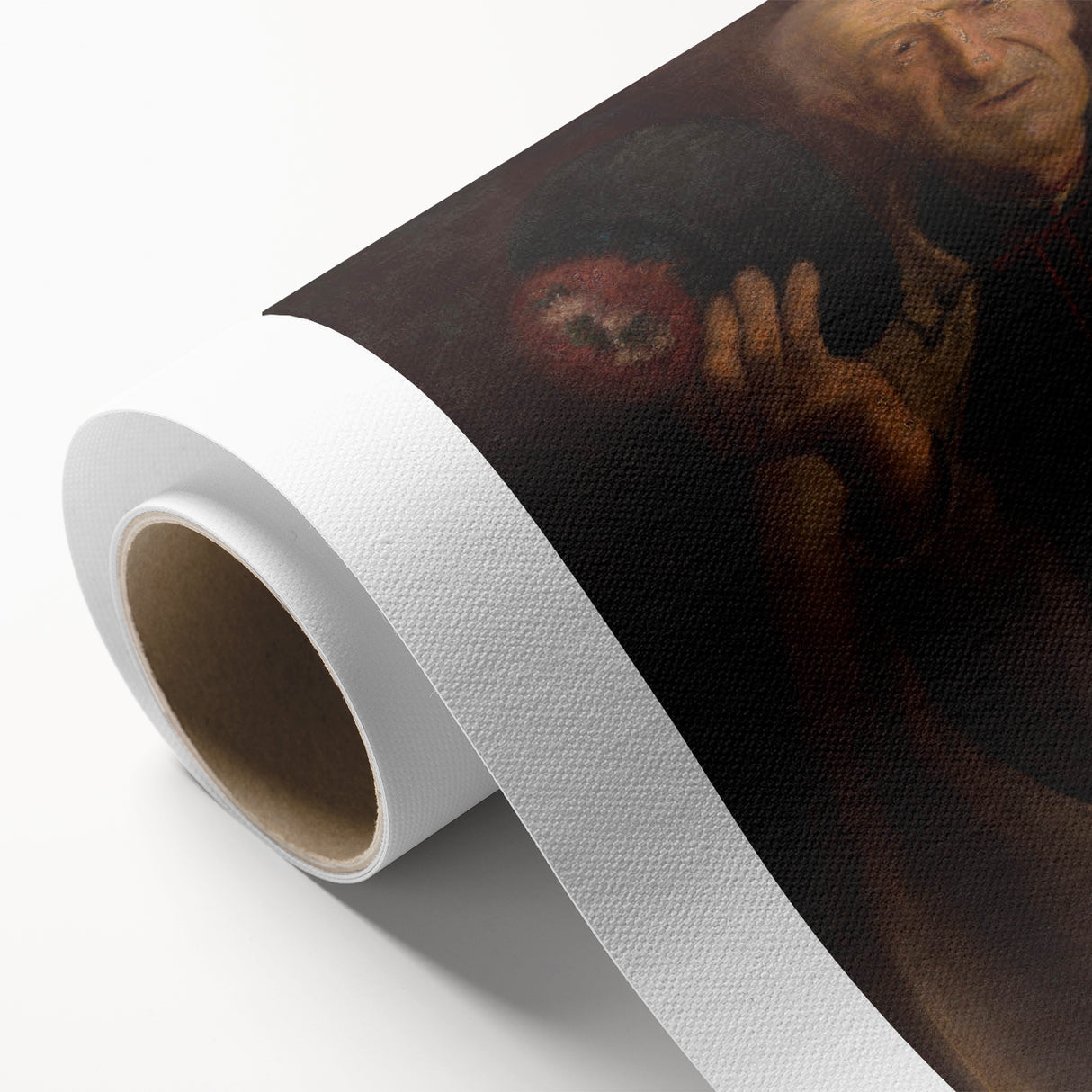 Modern Wall Art - Timeless Portrait in Earthy Tones for Minimalist Decor