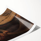 Modern Wall Art - Timeless Portrait in Earthy Tones for Minimalist Decor