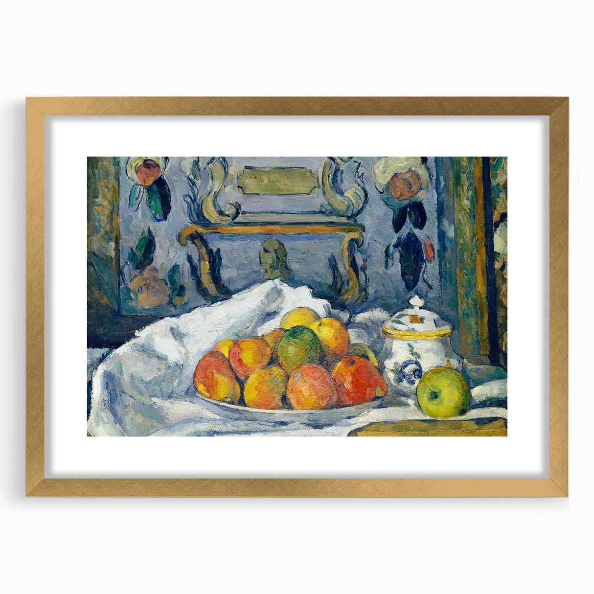 Modern Wall Art - Vibrant Still Life with Apples