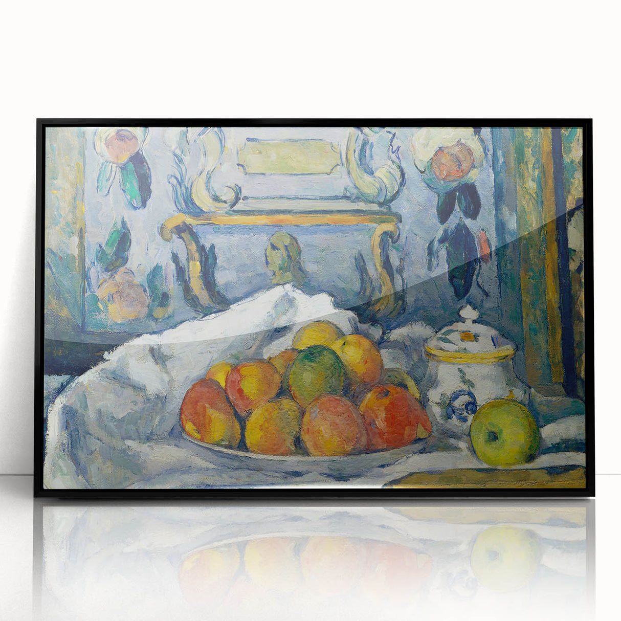 Modern Wall Art - Vibrant Still Life with Apples