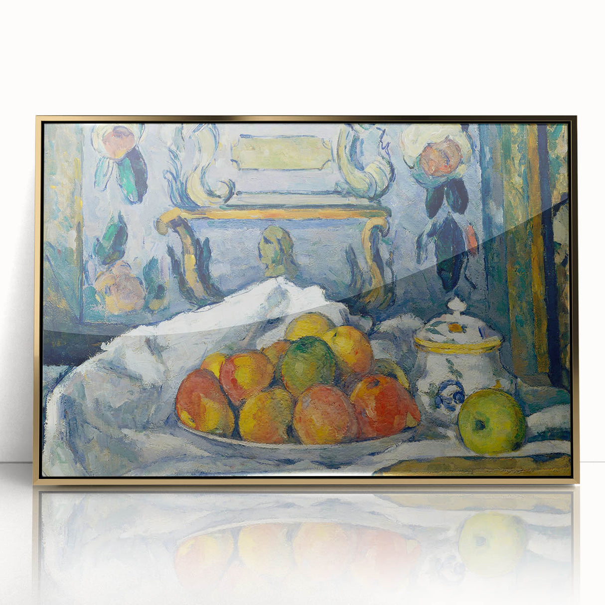 Modern Wall Art - Vibrant Still Life with Apples