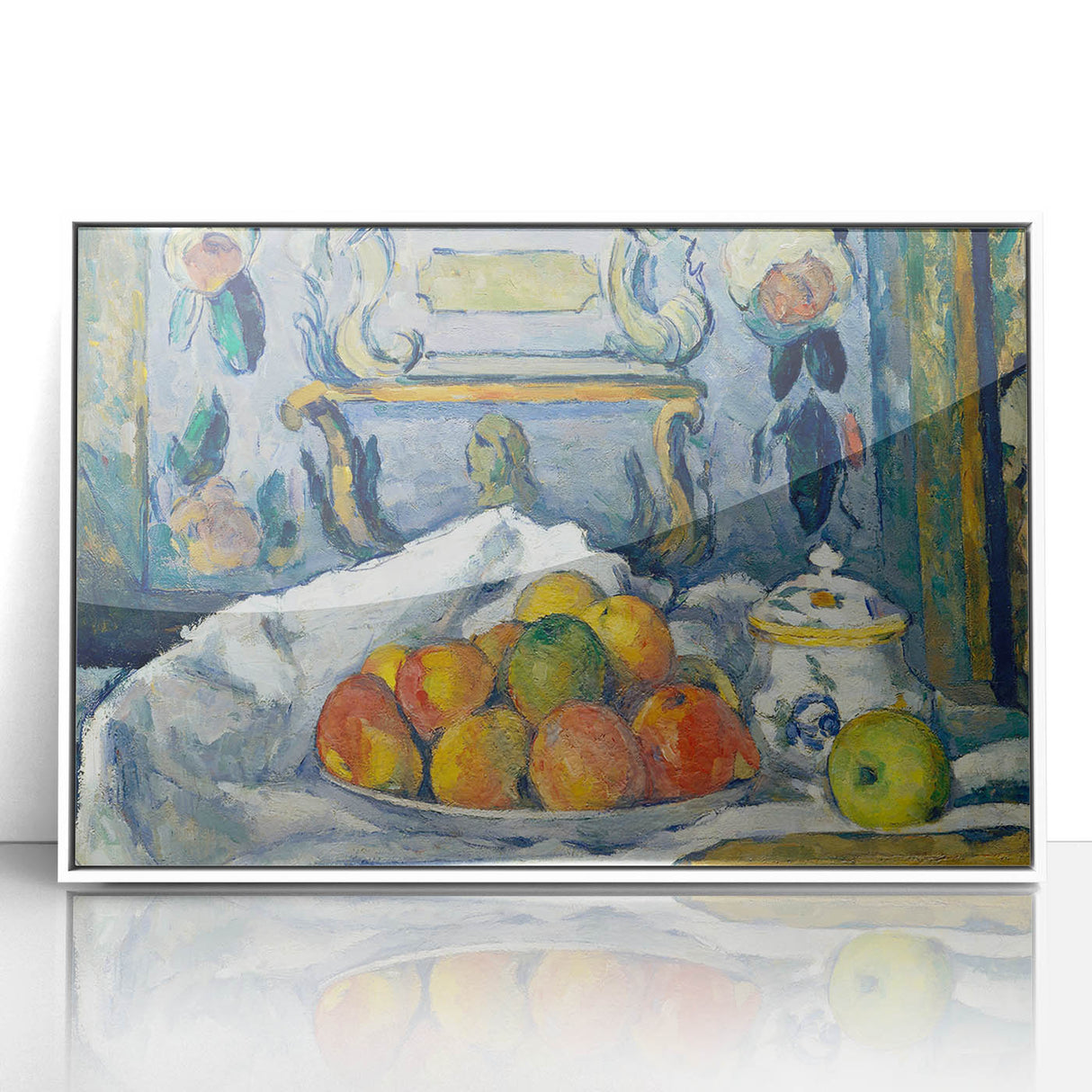 Modern Wall Art - Vibrant Still Life with Apples