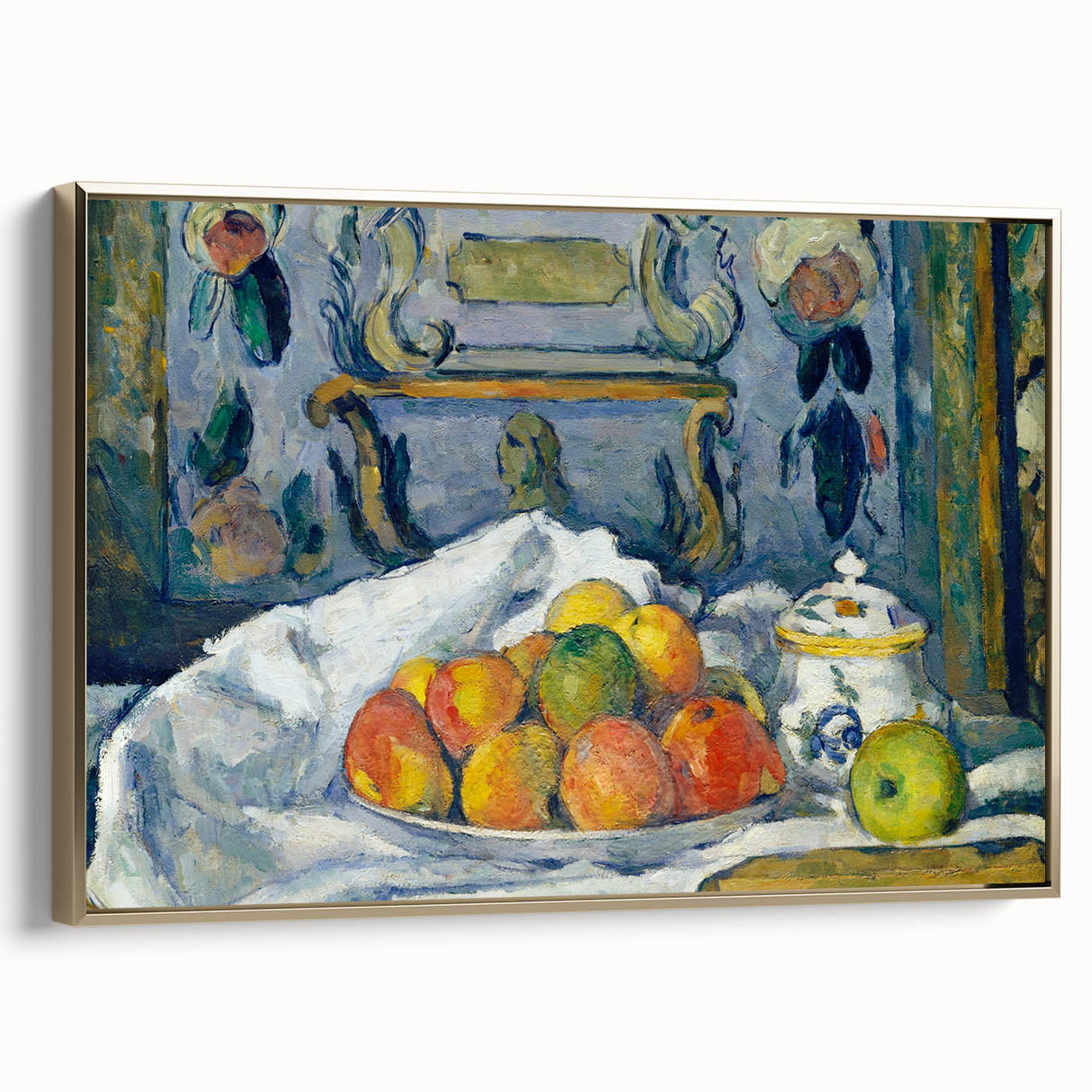 Modern Wall Art - Vibrant Still Life with Apples
