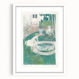 Impressionist Scene - Reflection in the Fountain by Maurice Denis