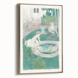 Impressionist Scene - Reflection in the Fountain by Maurice Denis