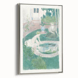 Impressionist Scene - Reflection in the Fountain by Maurice Denis