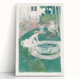 Impressionist Scene - Reflection in the Fountain by Maurice Denis