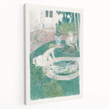Impressionist Scene - Reflection in the Fountain by Maurice Denis