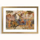 Modern Wall Art - Scenic Journey with Two Figures