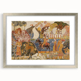 Modern Wall Art - Scenic Journey with Two Figures