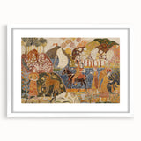 Modern Wall Art - Scenic Journey with Two Figures