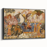 Modern Wall Art - Scenic Journey with Two Figures