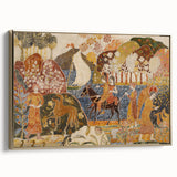 Modern Wall Art - Scenic Journey with Two Figures