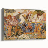 Modern Wall Art - Scenic Journey with Two Figures