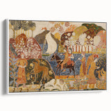 Modern Wall Art - Scenic Journey with Two Figures