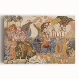 Modern Wall Art - Scenic Journey with Two Figures