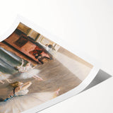 Impressionist Art - The Rehearsal Onstage by Edgar Degas Print
