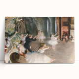Impressionist Art - The Rehearsal Onstage by Edgar Degas Print