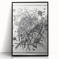 Modern Wall Art - Black and White Abstract Geometric Design Print