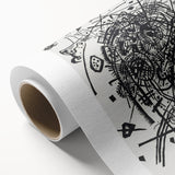 Modern Wall Art - Black and White Abstract Geometric Design Print