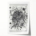 Modern Wall Art - Black and White Abstract Geometric Design Print