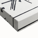 Modern Wall Art - Black and White Abstract Geometric Design Print