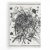 Modern Wall Art - Black and White Abstract Geometric Design Print