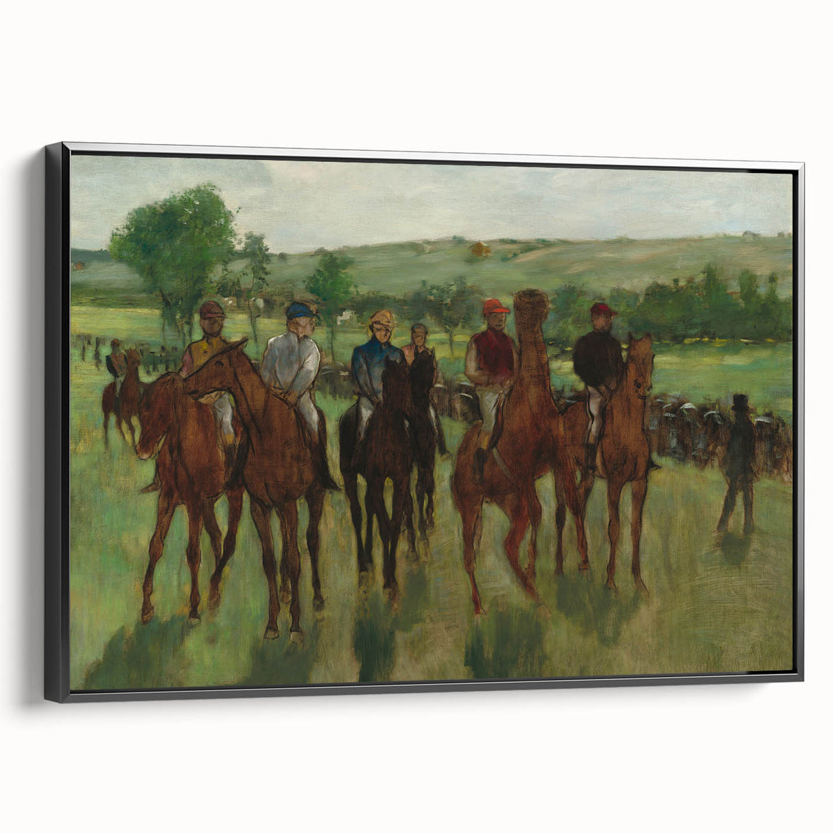 Impressionist Art - The Riders by Edgar Degas Print