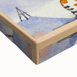 Modern Wall Art - Playful Abstract Cat Design in Vibrant Colors