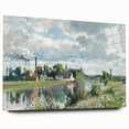 Impressionist Landscape - The River Oise by Camille Pissarro Print