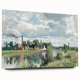 Impressionist Landscape - The River Oise by Camille Pissarro Print
