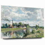 Impressionist Landscape - The River Oise by Camille Pissarro Print