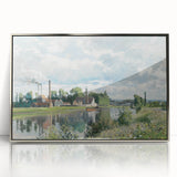 Impressionist Landscape - The River Oise by Camille Pissarro Print