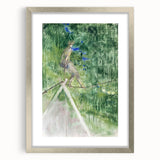 Impressionist Scene - The Rope Dancer by Henri de Toulouse-Lautrec