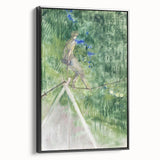 Impressionist Scene - The Rope Dancer by Henri de Toulouse-Lautrec