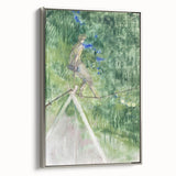 Impressionist Scene - The Rope Dancer by Henri de Toulouse-Lautrec