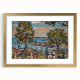 Modern Wall Art - Serene Beach Scene with Trees